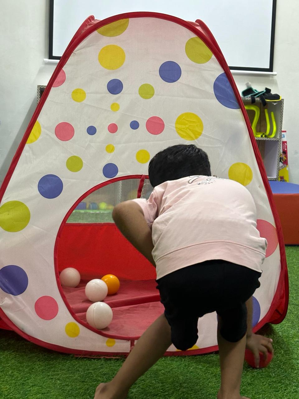 Children doing yoga/stretching